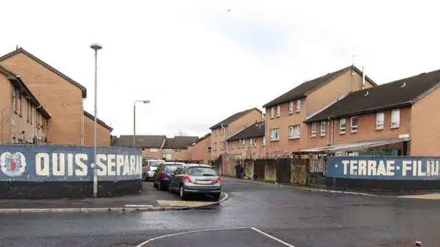A red-brick terraced street in inner east Belfast