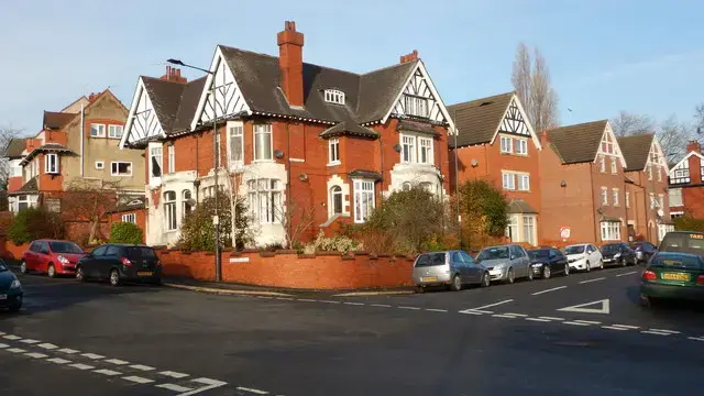 A Victorian crescent of housing in Doncaster