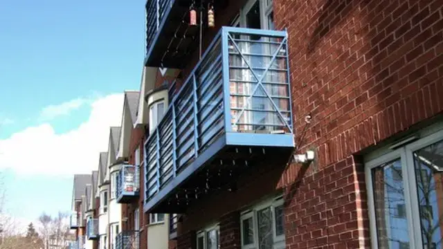 A block of flats on Bonhay Road in Exeter