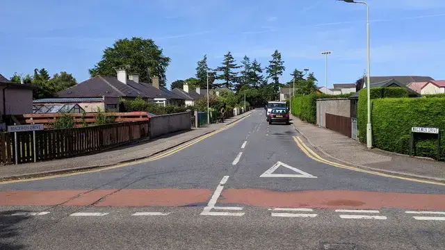 Housing along Macewen Drive in Inverness