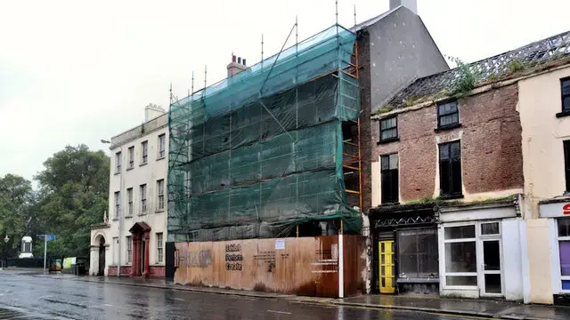 A building on Castle Street in the older centre of Lisburn