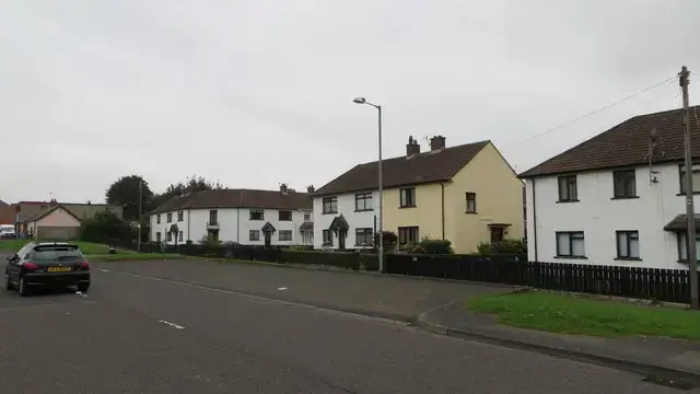 Modern estate housing at Warren Gardens in Lisburn