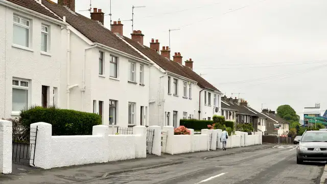 Modern estate housing at Warren Park Gardens in Lisburn