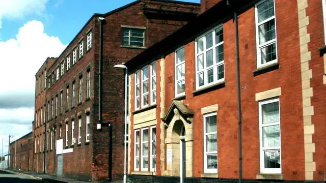 Terraced housing on Great Bank Street in Preston