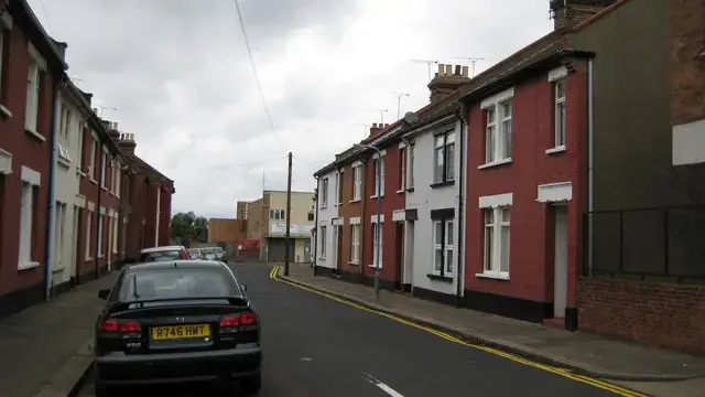 Suburban housing on Roots Hall Avenue in Prittlewell, Southend-on-Sea