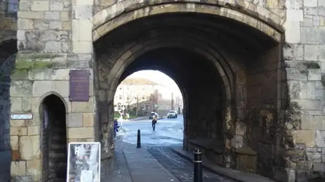 Monk Bar, one of York's medieval gateways through the city walls
